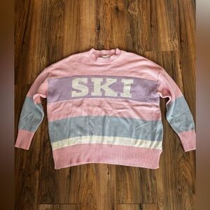 Sincerely Jules Pastels Striped SKI Sweater